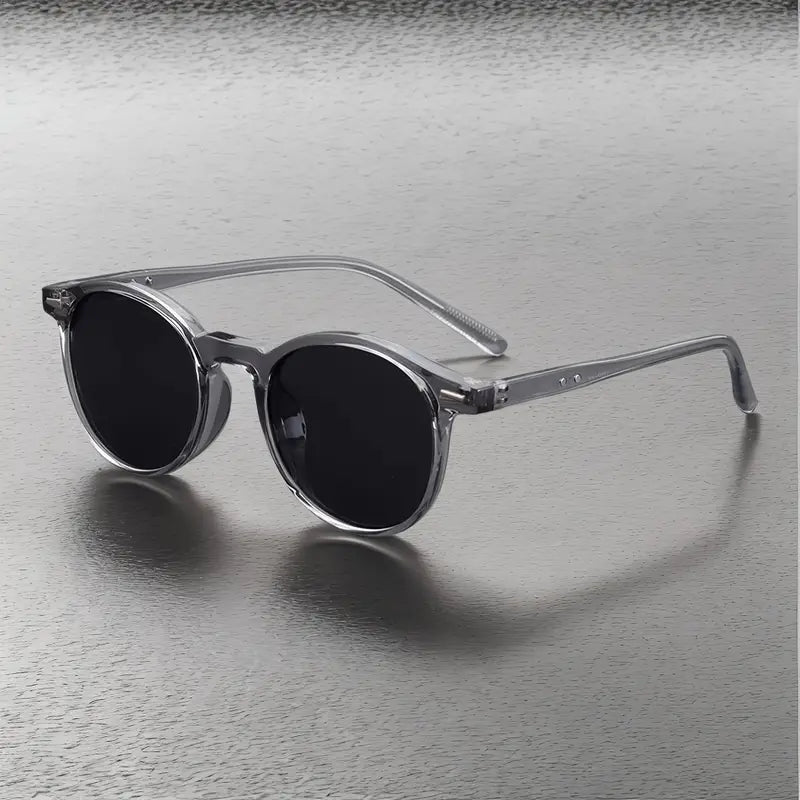 Amani Shades| Gray Transparent, Sunglasses – alternate view